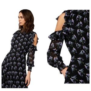Ted Baker ‘Love Birds’ Cold Shoulder Dress